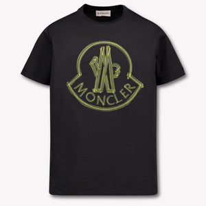 Moncler Kids Boys  T-Shirt Black