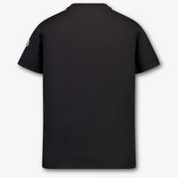 Moncler Kids Boys  T-Shirt Black