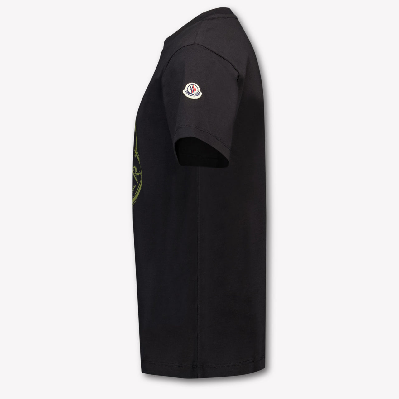 Moncler Kids Boys  T-Shirt Black