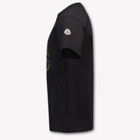 Moncler Kids Boys  T-Shirt Black