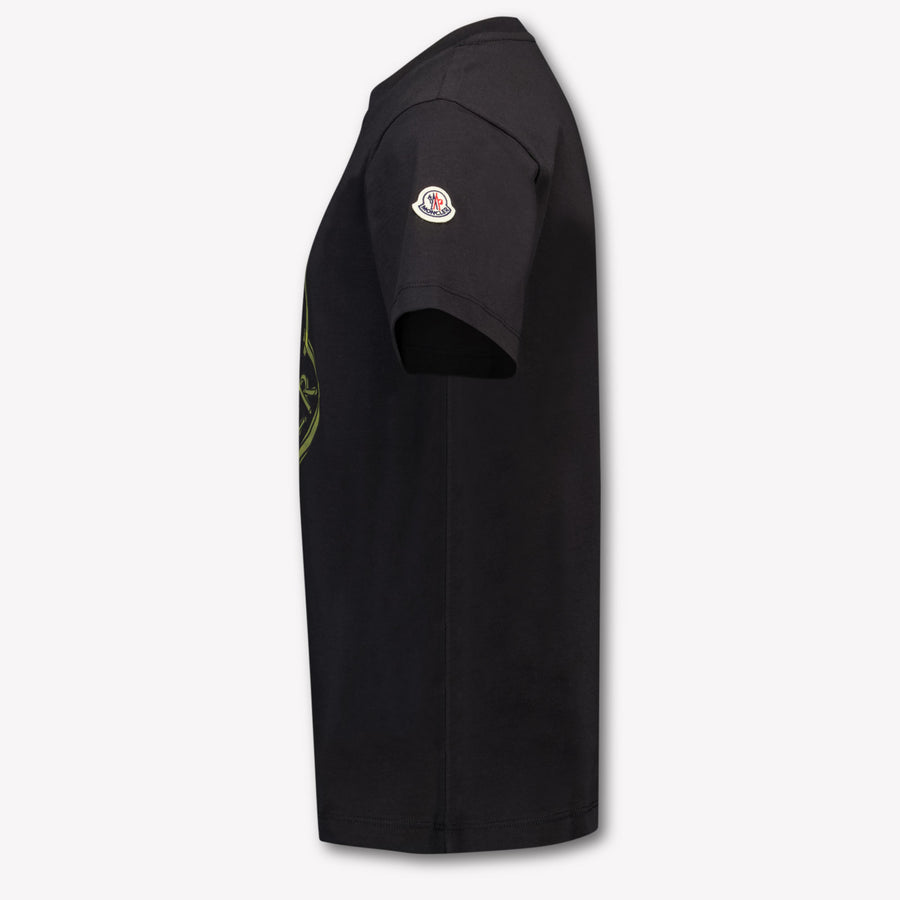 Moncler Kids Boys  T-Shirt Black