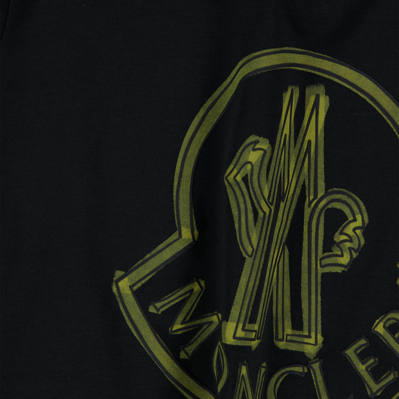 Moncler Kids Boys  T-Shirt Black