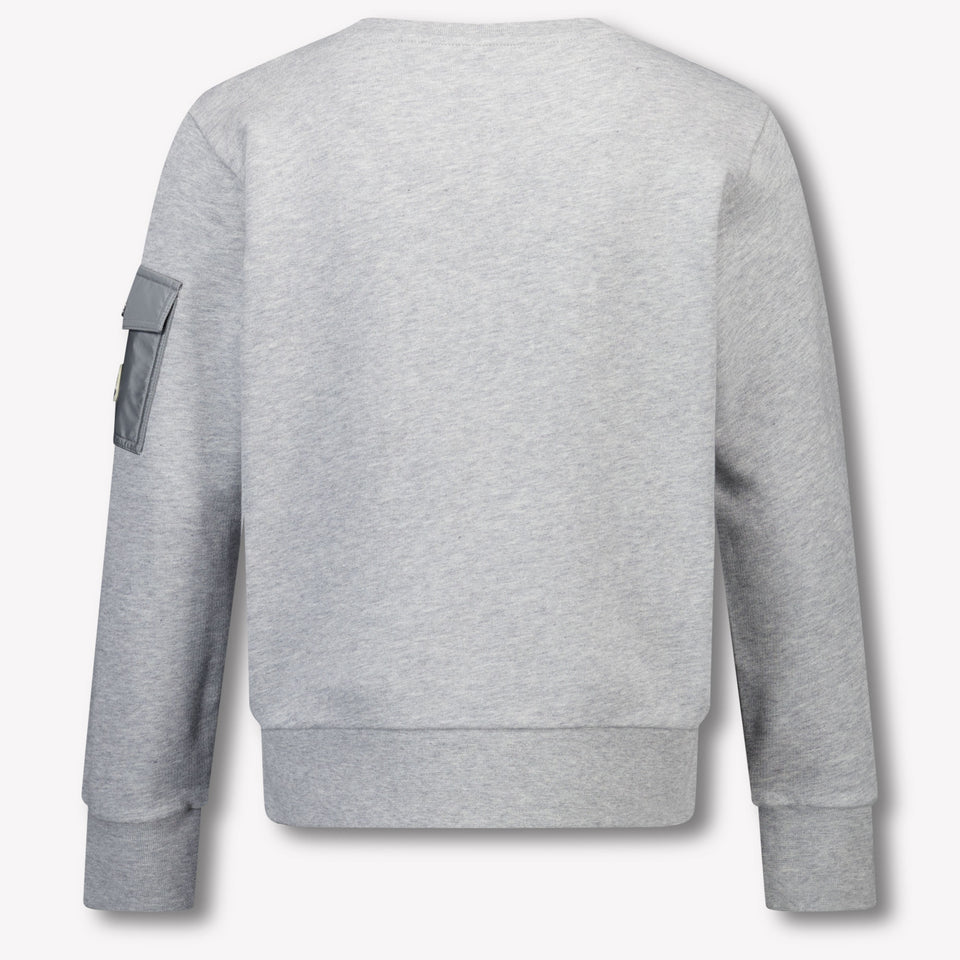 Moncler Kids Boys Sweater  Gray
