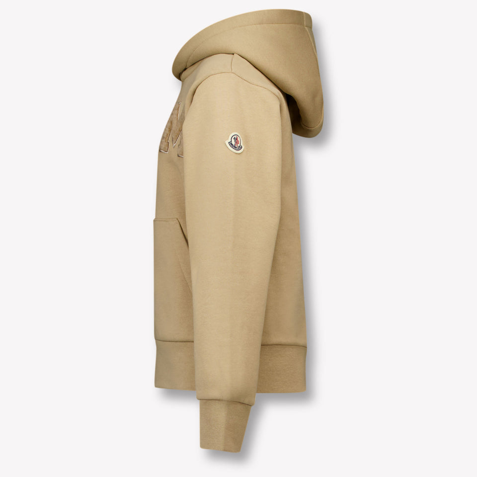 Moncler Kids Boys Sweater  Beige