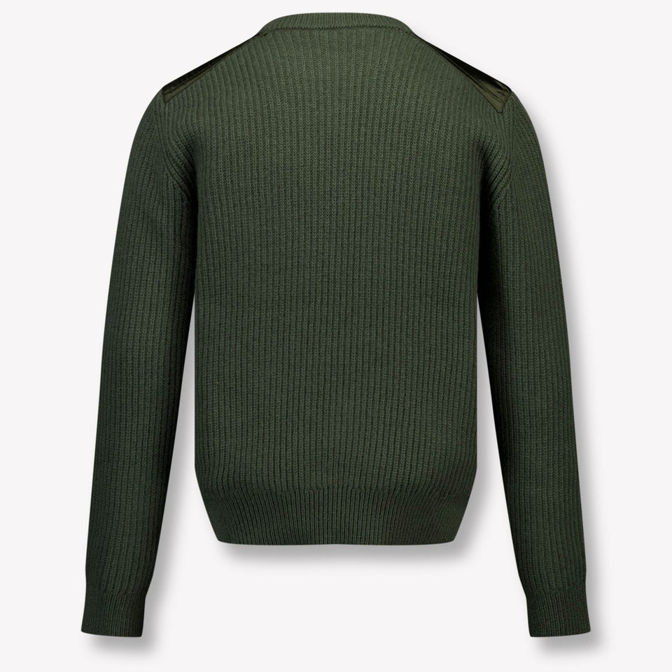 Moncler Kids Boys Sweater  Dark Green
