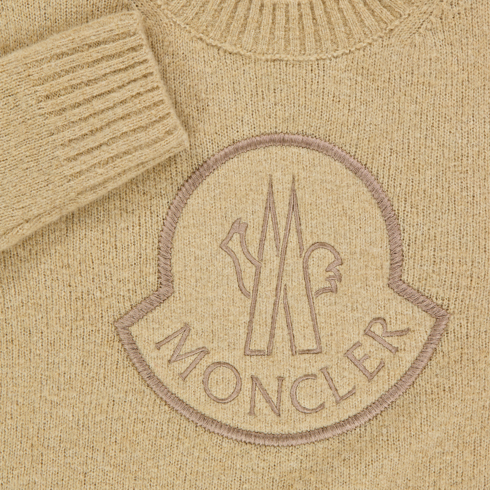 Moncler Kinder Jongens Trui In Beige