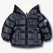 Moncler Mesles Baby Jongens Winterjas In Navy
