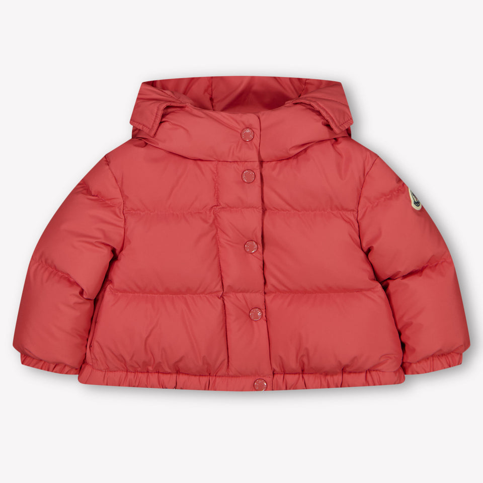 Moncler Laurie Baby Girls Winter Jacket  Dark Pink