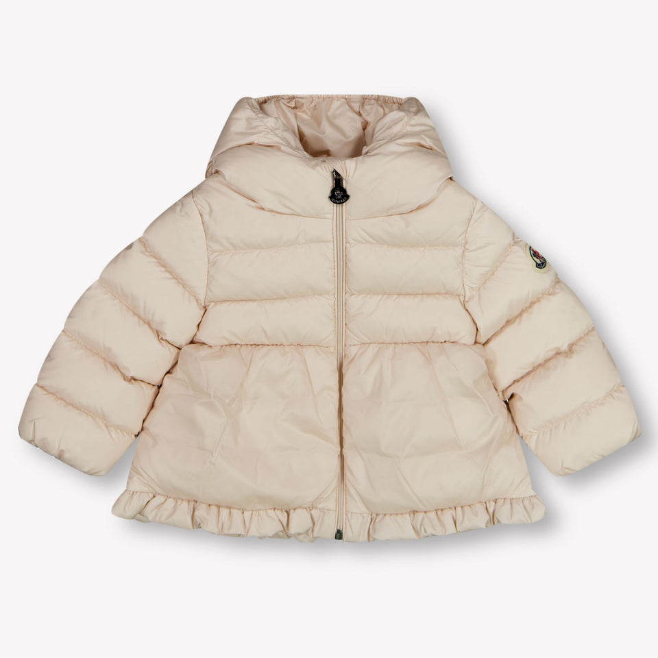 Moncler Odile Baby Meisjes Winterjas In Licht Roze