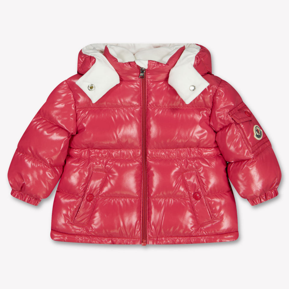 Moncler Maire Baby Girls Winter Jacket  Fuchsia