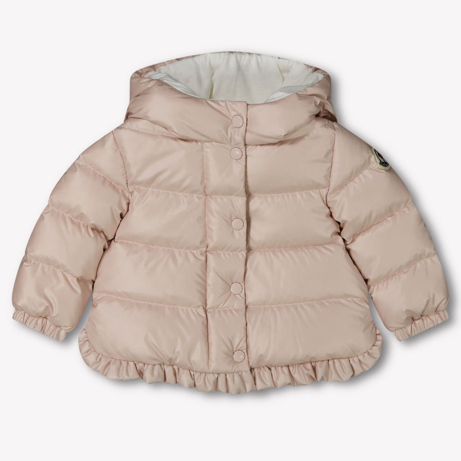 Moncler Tazui Baby Girls Jackets In Light Pink