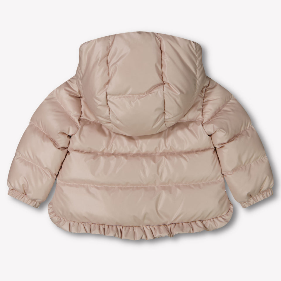 Moncler Tazui Baby Meisjes Winterjas In Licht Roze