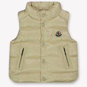 Moncler Bernard Baby Boys Body Warmer  Light Beige