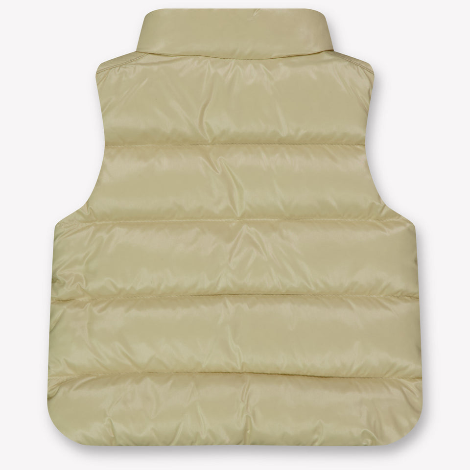 Moncler Bernard Baby Boys Body Warmer  Light Beige