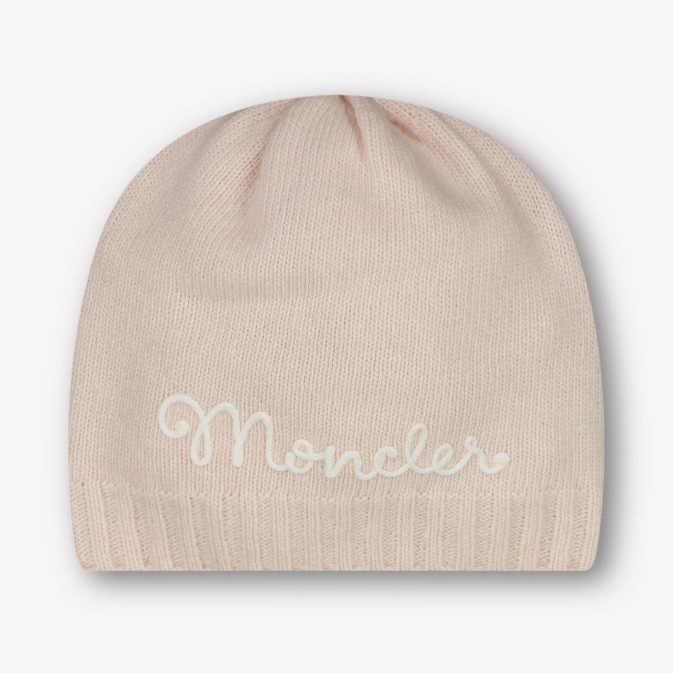Moncler Baby Girls Hat  Light Pink