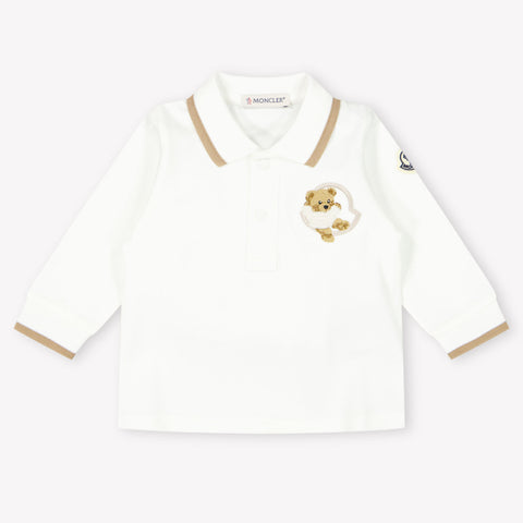 Moncler Baby Boys Polo  Offwhite