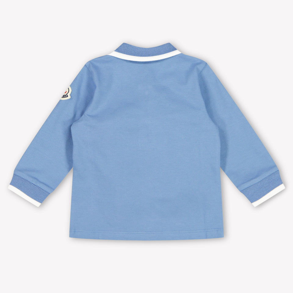 Moncler Baby Boys Polo  Light Blue