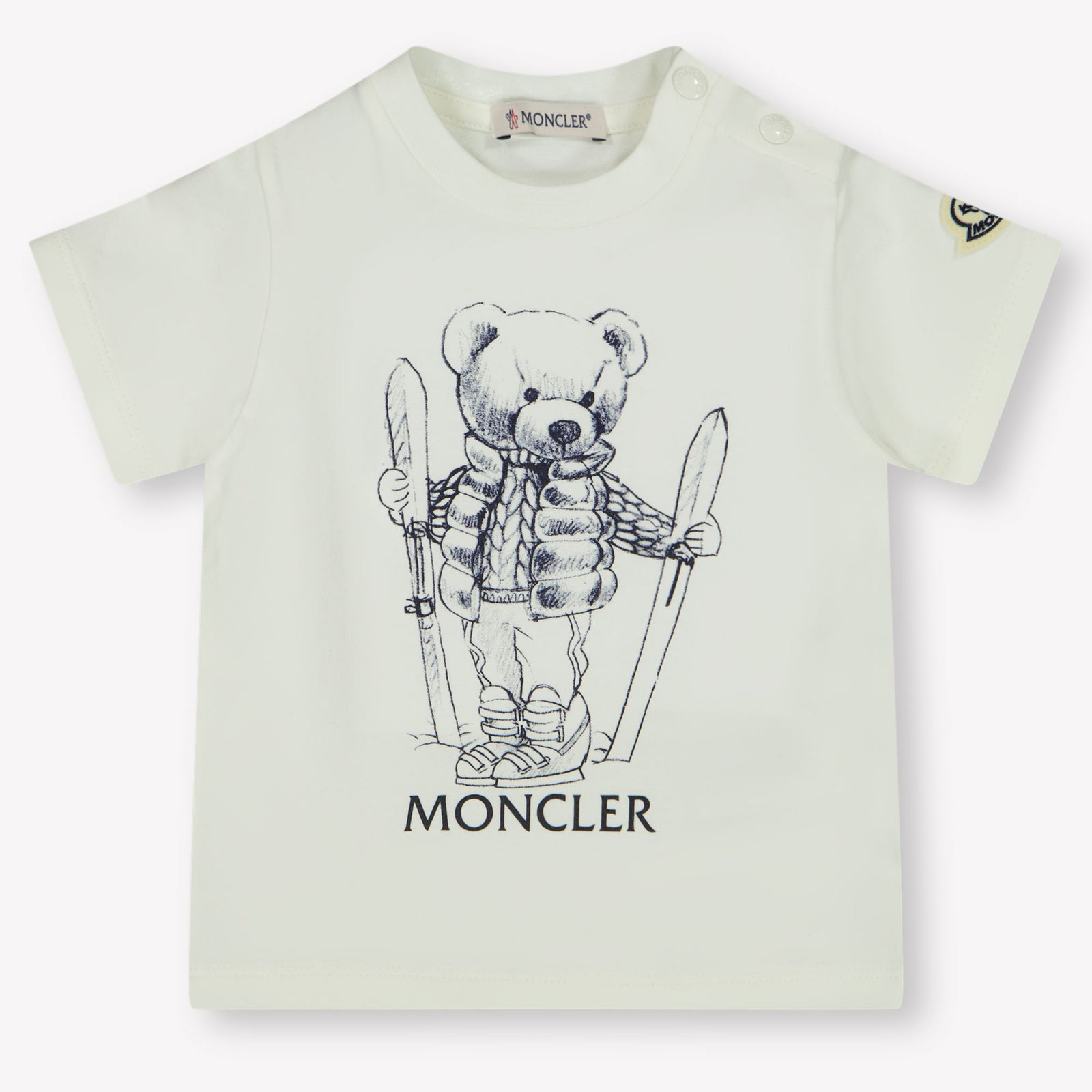 Moncler Baby Boys T-Shirt  Offwhite