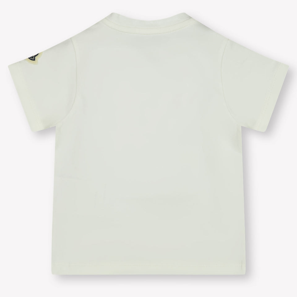 Moncler Baby Boys T-Shirt  Offwhite