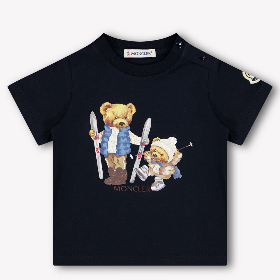 Moncler Baby Boys T-Shirt  Navy