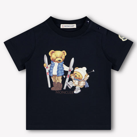 Moncler Baby Boys T-Shirt  Navy