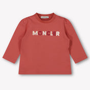 Moncler Baby Girls T-Shirt  Dark Pink