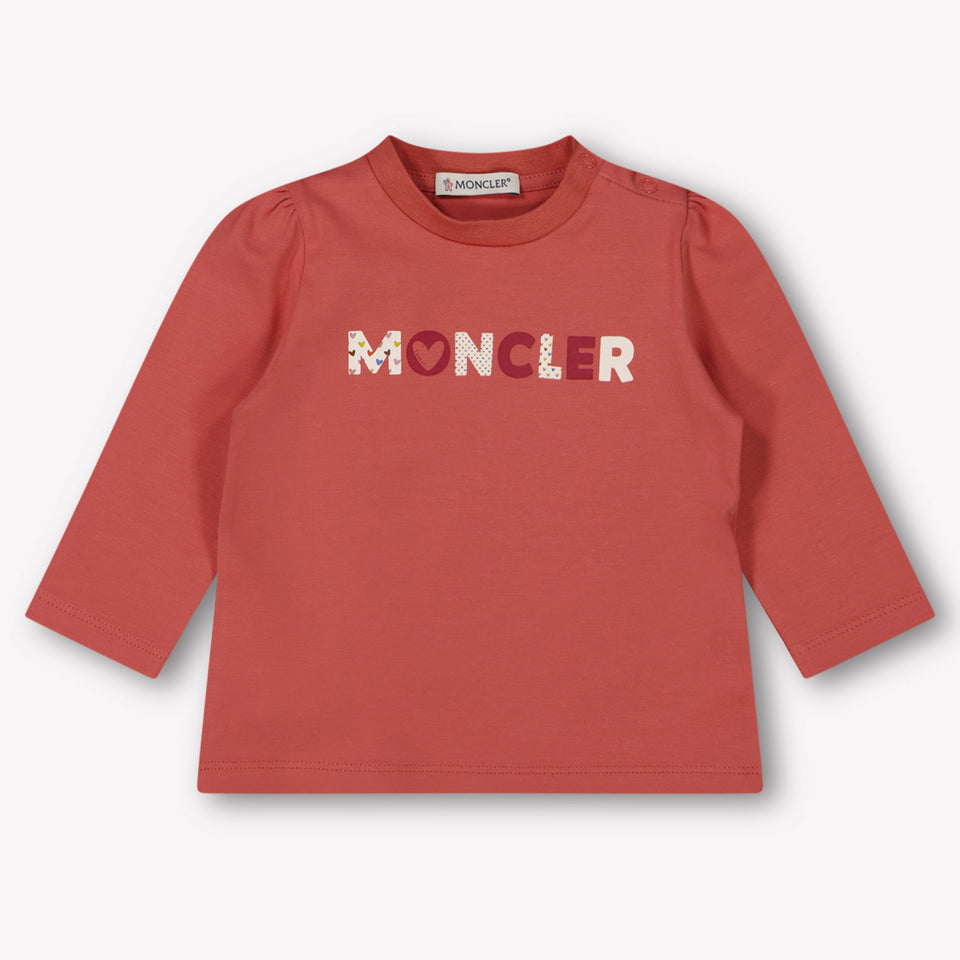 Moncler Baby Girls T-Shirt  Dark Pink