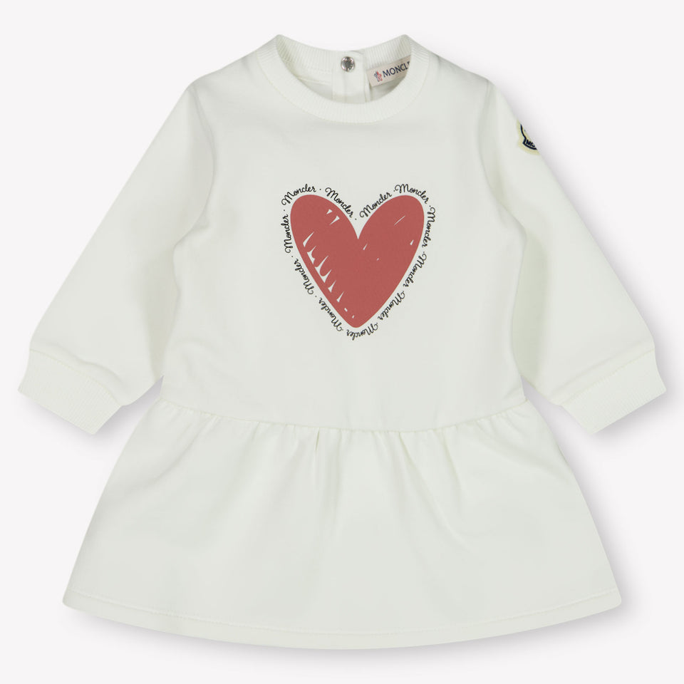 Moncler Baby Girls Dress  Offwhite