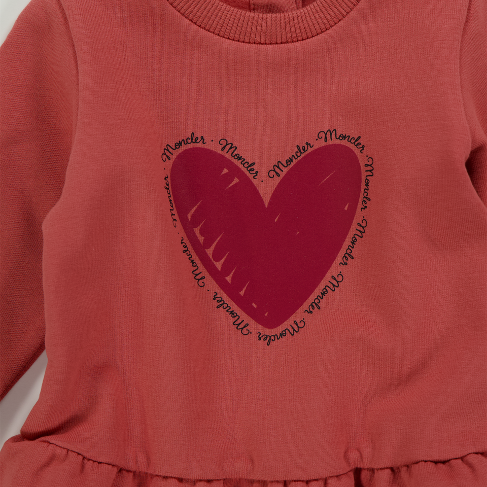 Moncler Baby Girls Dress  Dark Pink