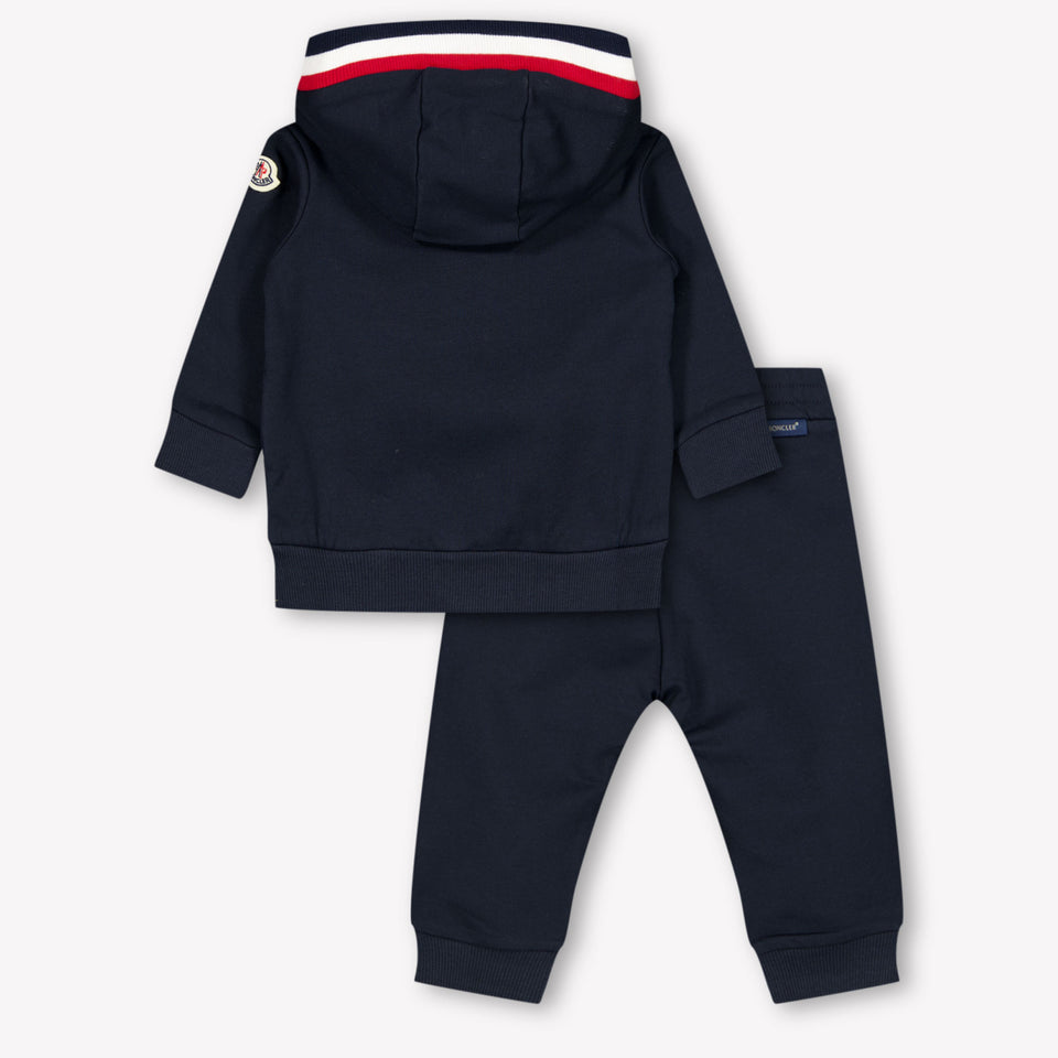 Moncler Baby Jongens Joggingpak In Navy