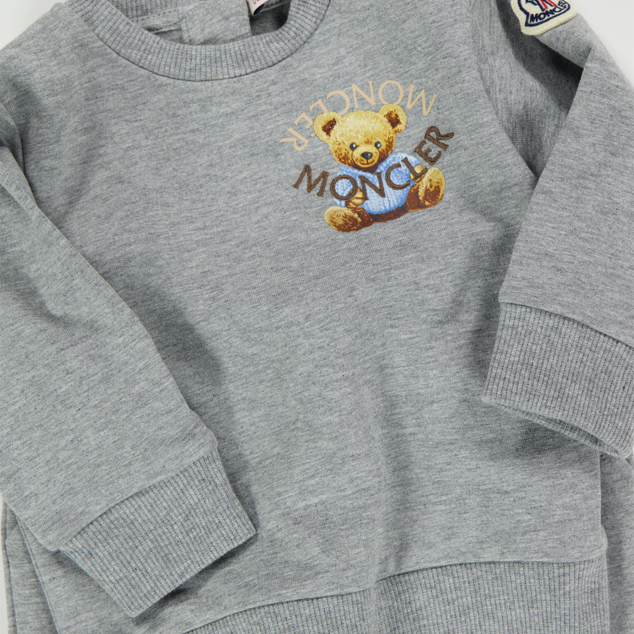 Moncler Baby Jongens Joggingpak In Grijs