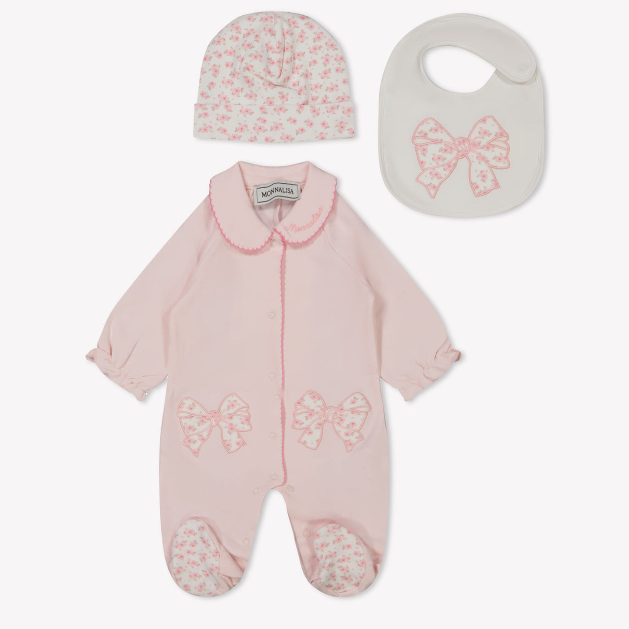 MonnaLisa Baby Meisjes Boxpakje in Licht Roze
