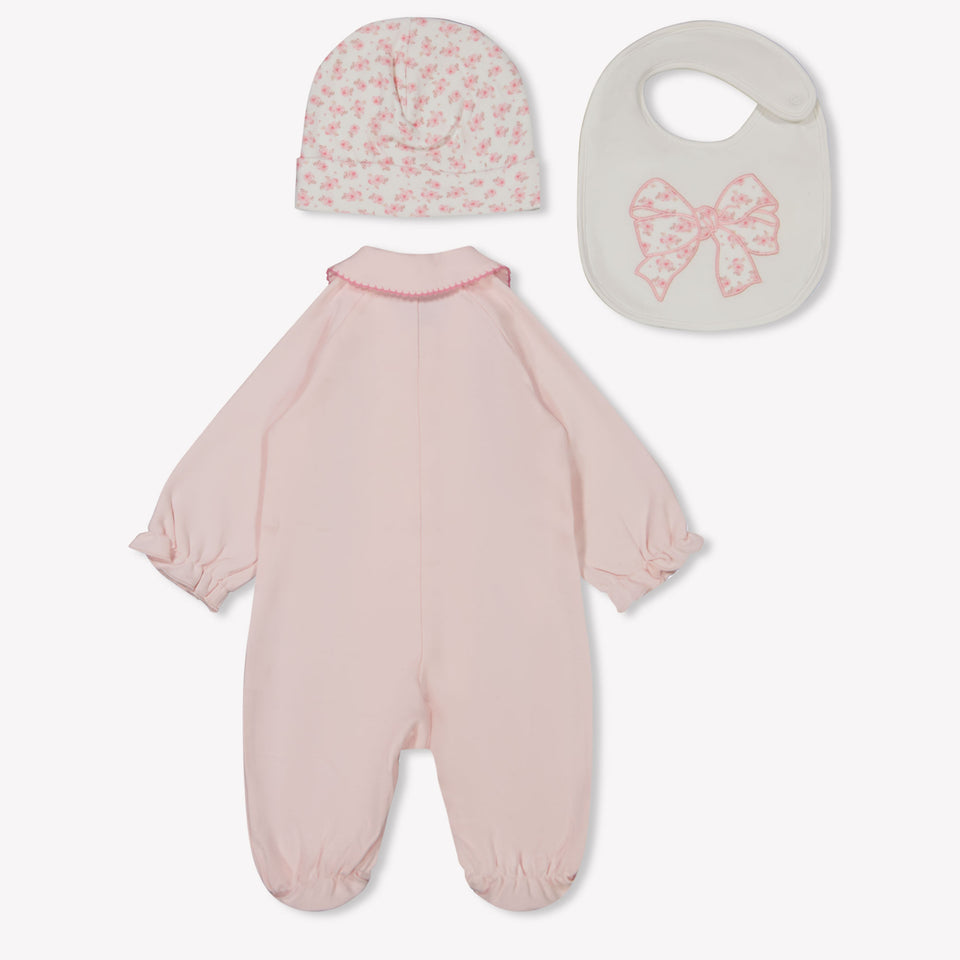 Monnalisa Baby Girls Playsuit  Light Pink