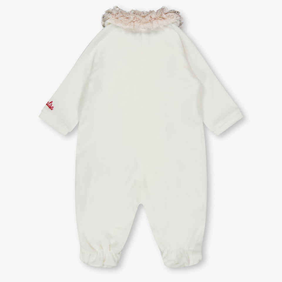 MonnaLisa Baby Meisjes Boxpakje in Off White