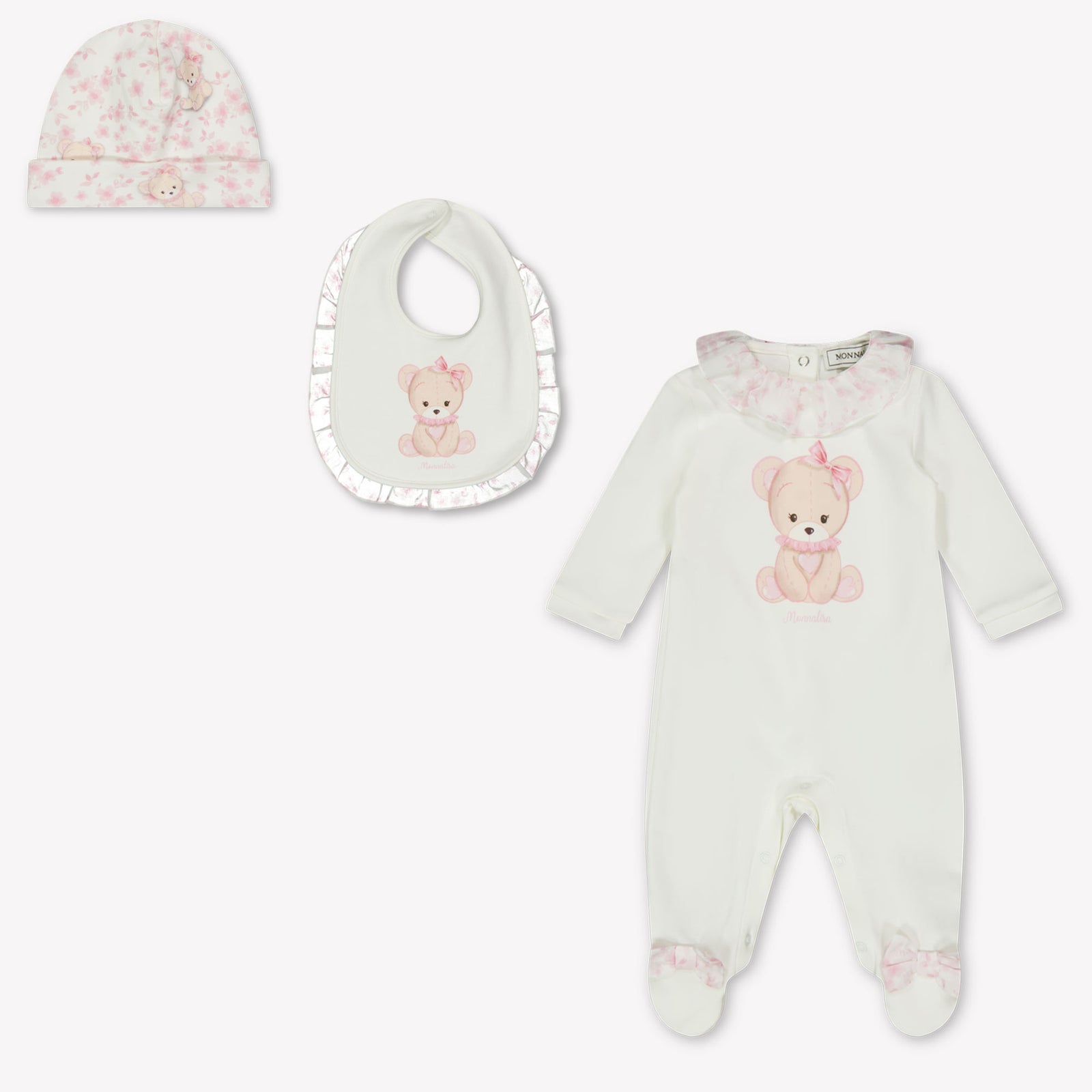 Monnalisa Baby Girls Playsuit  Light Pink