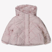 MonnaLisa Baby Meisjes Winterjas in Licht Roze