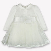 Monnalisa Baby Girls Dress  Offwhite