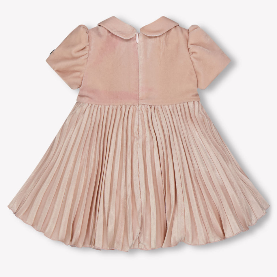 Monnalisa Baby Girls Dress  Light Pink