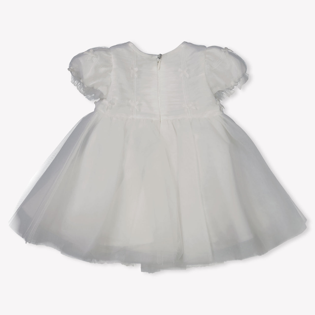 MonnaLisa Baby Meisjes Jurk in Off White