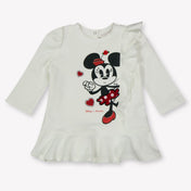 Monnalisa Baby Girls Dress  Offwhite