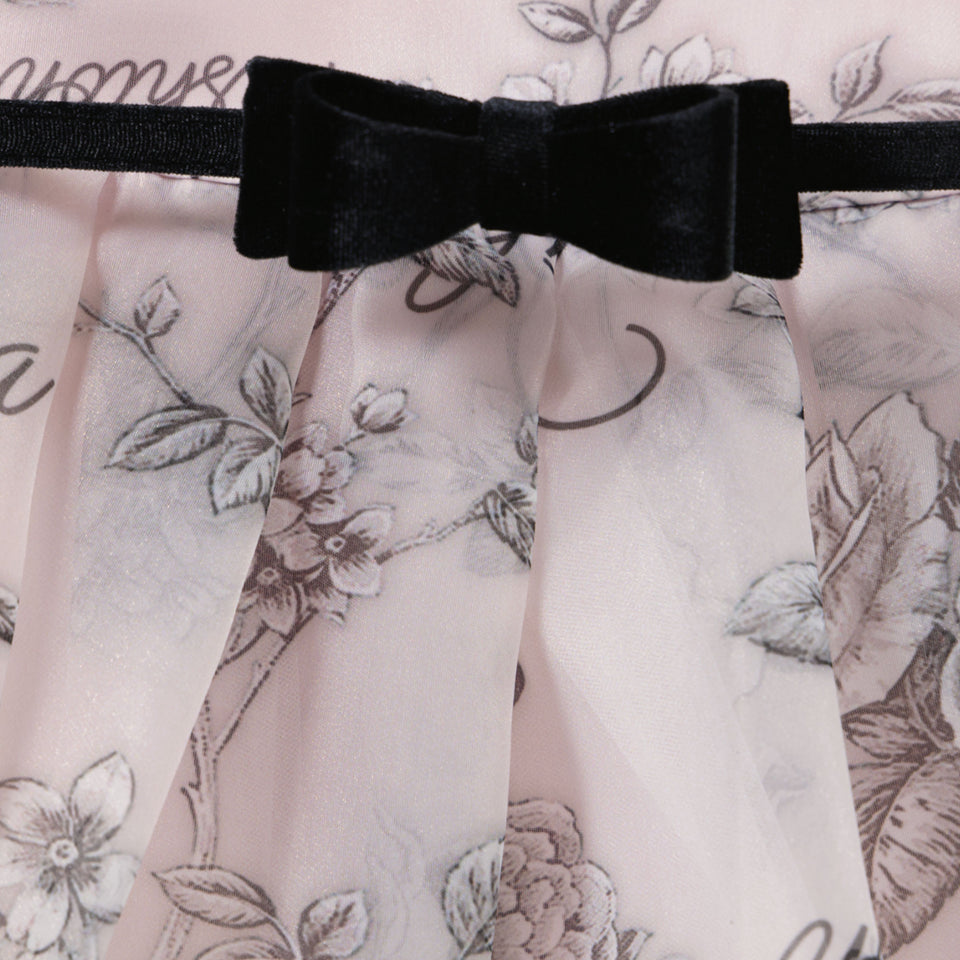 MonnaLisa Kinder Meisjes Jurk in Licht Roze