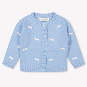 Monnalisa Baby Girls Vest  Light Blue