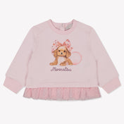 Monnalisa Baby Girls Sweater  Light Pink