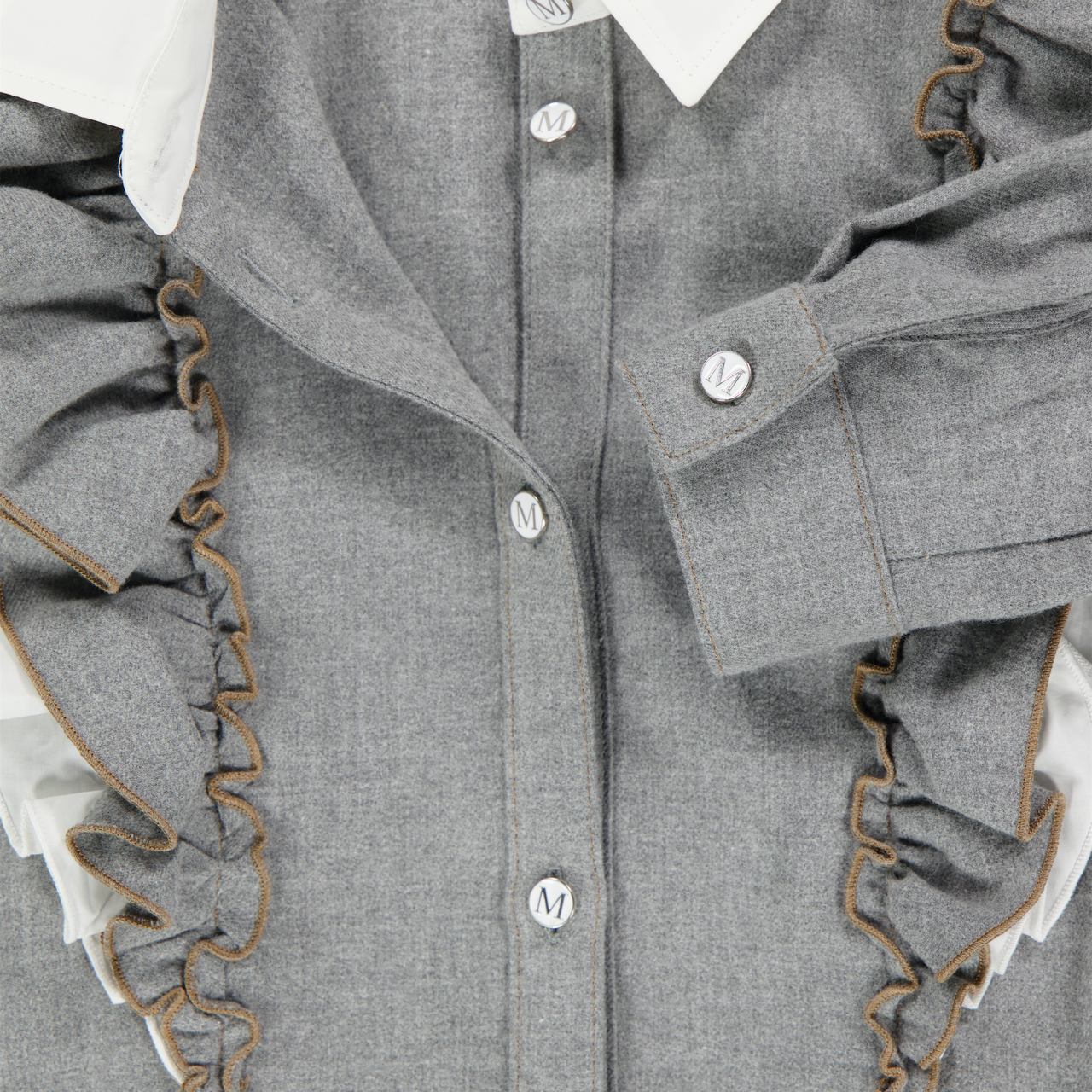 Monnalisa Kids Girls Dress Gray
