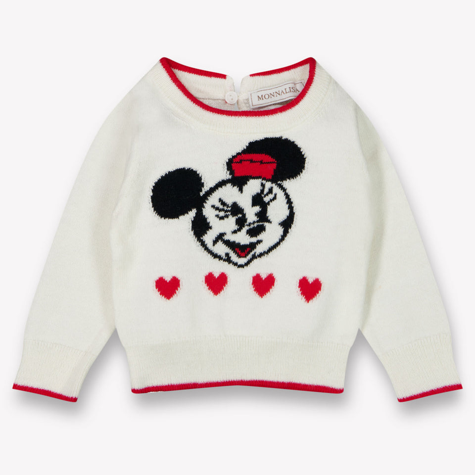 Monnalisa Baby Girls Sweater  Offwhite