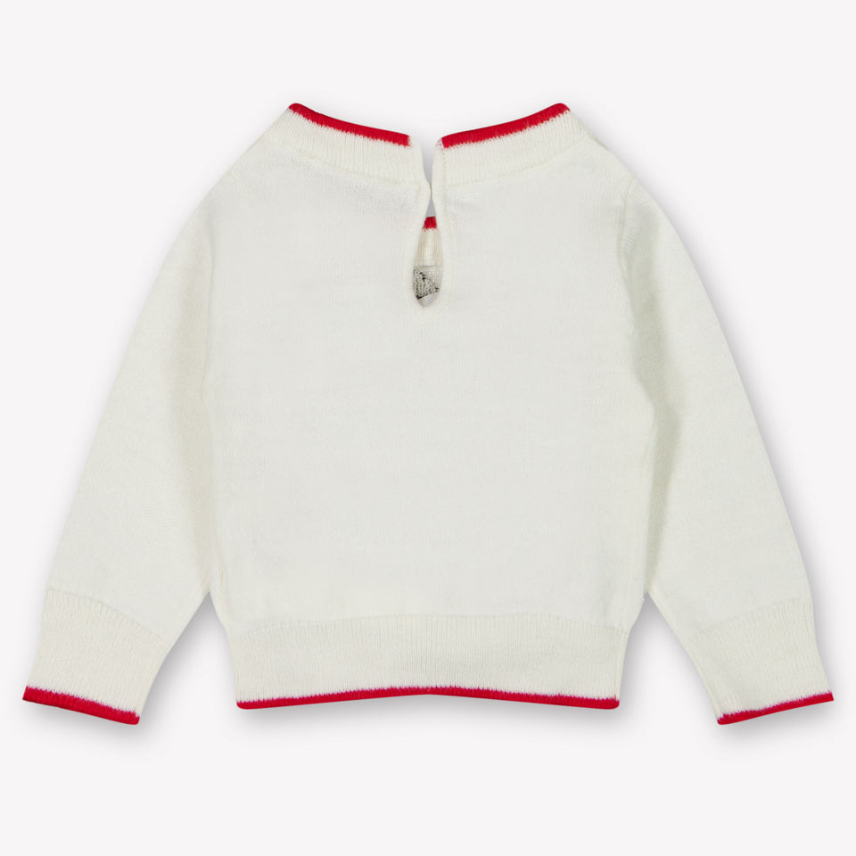Monnalisa Baby Girls Sweater  Offwhite