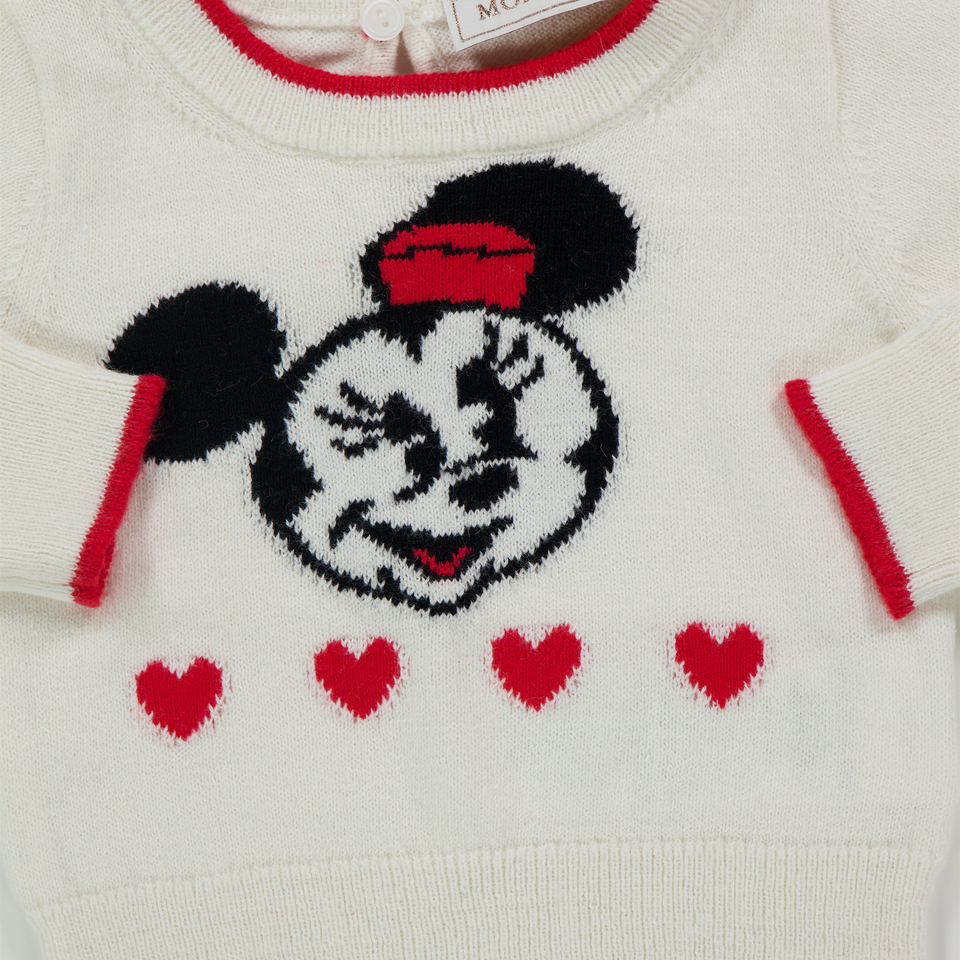 Monnalisa Baby Girls Sweater  Offwhite