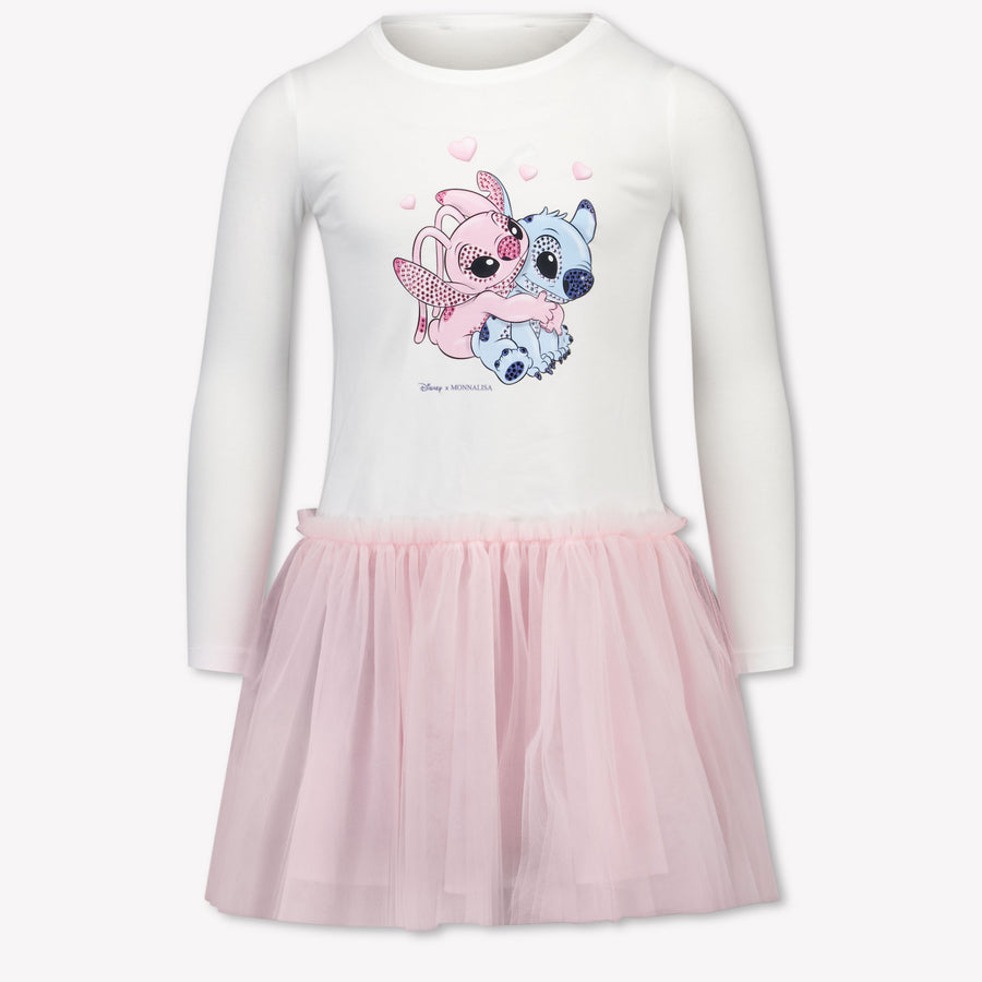 MonnaLisa Kinder Meisjes Jurk in Roze