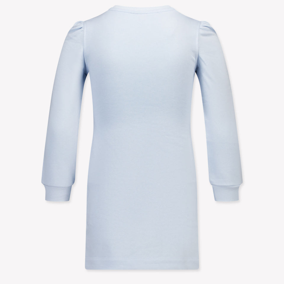 Monnalisa Kids Girls Dress Light Blue