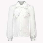 MonnaLisa Kinder Meisjes Blouse in Off White